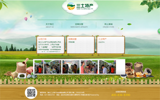 恭祝湖北三土特產農業商貿有限公司網站已正式上線